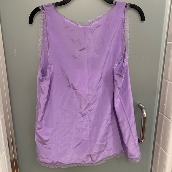 NWT 8 BY YOOX 100% Silk Lilac Purple Cami - Picture 6 of 6